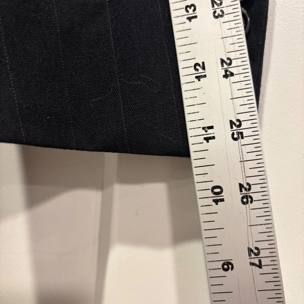 Evan-Picone Sterns Mens Navy Blue Pinstripe 100% Pure Wool Blazer Sport Coat